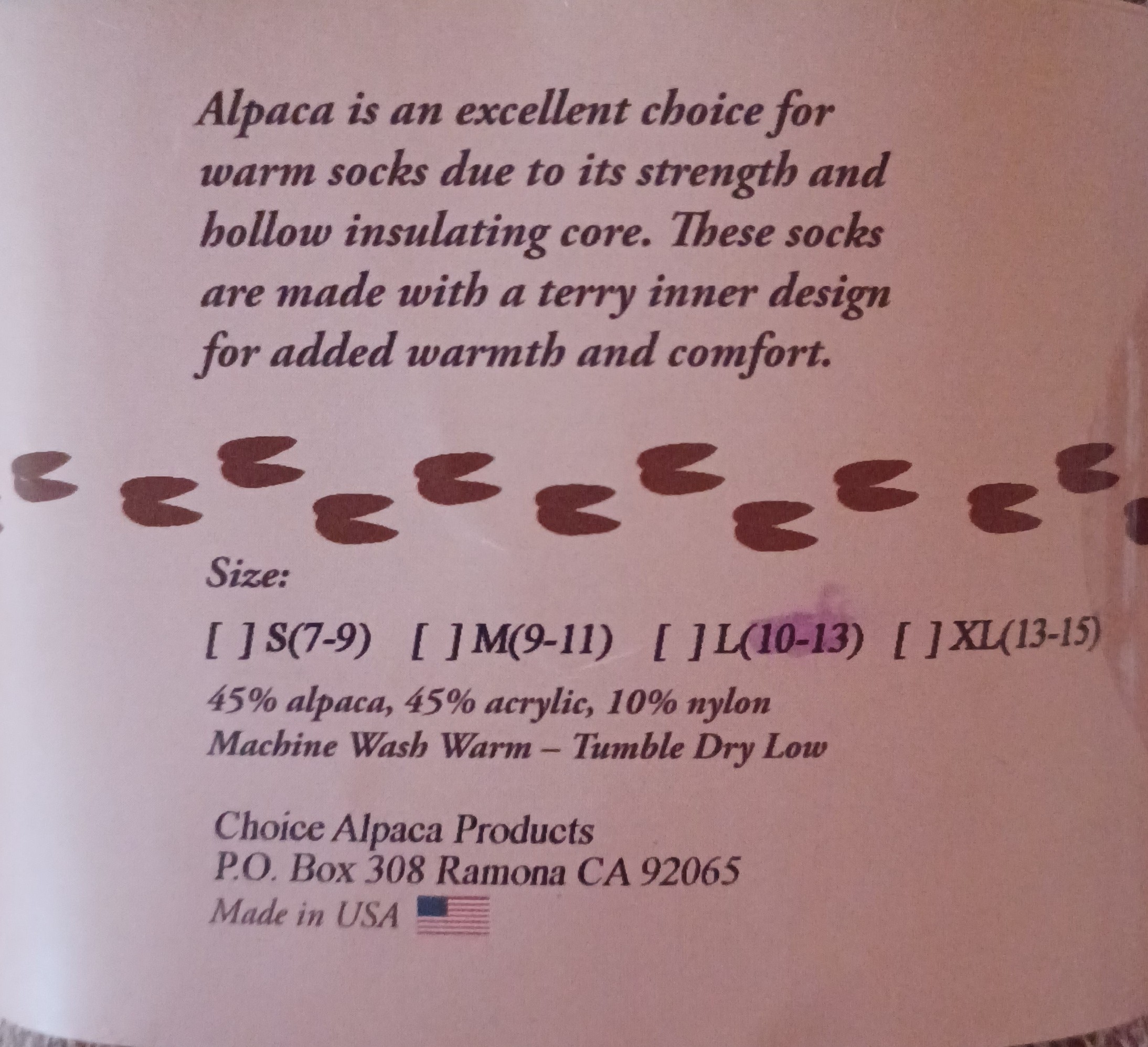 Outdoor Adventure Alpaca Socks - Image 3