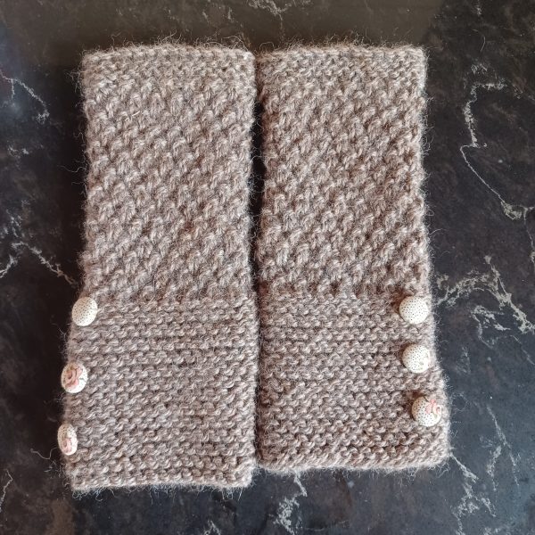 Fingerless Gloves Hand-Knitted