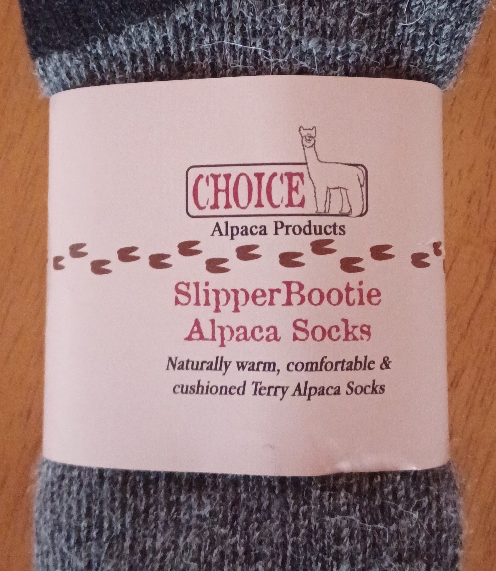 Slipper Bootie Alpaca Socks - Image 2