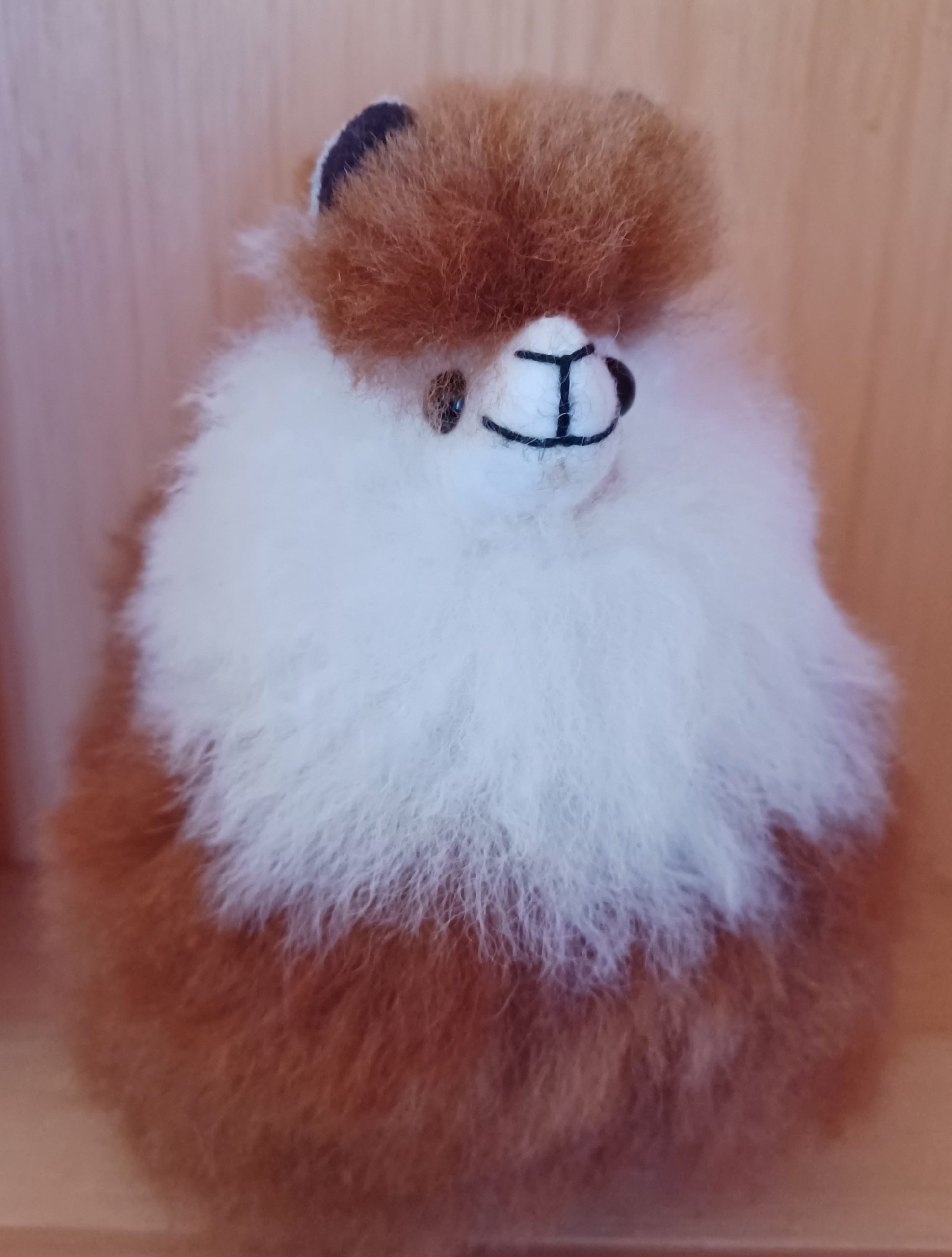 5" Standing Alpaca Fur Toy - Alpaca - Image 4