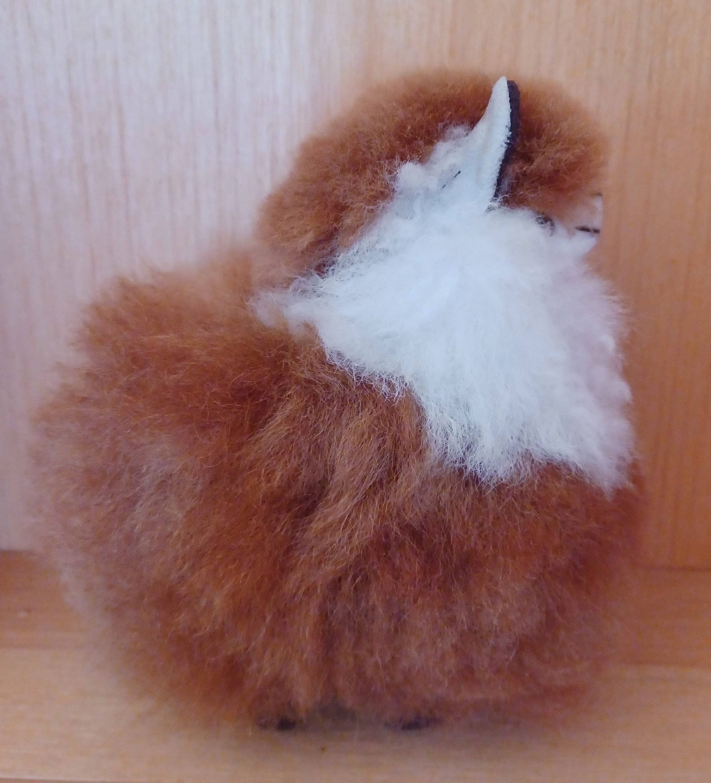5" Standing Alpaca Fur Toy - Alpaca - Image 3