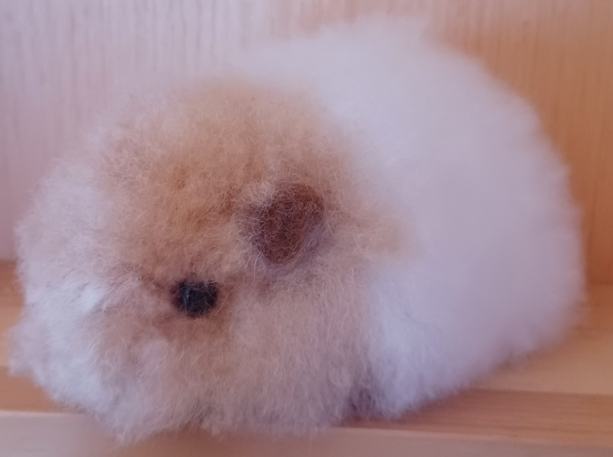 3" Standing Alpaca Fur Toy - Guinea Pig
