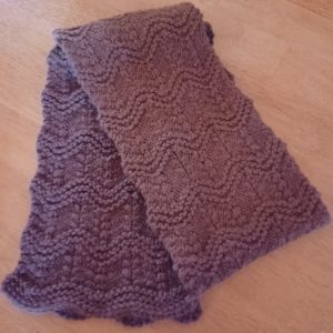 Alpaca Hand Knit Scarf