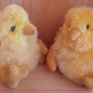 4" Standing Alpaca Fur Toy - Chick