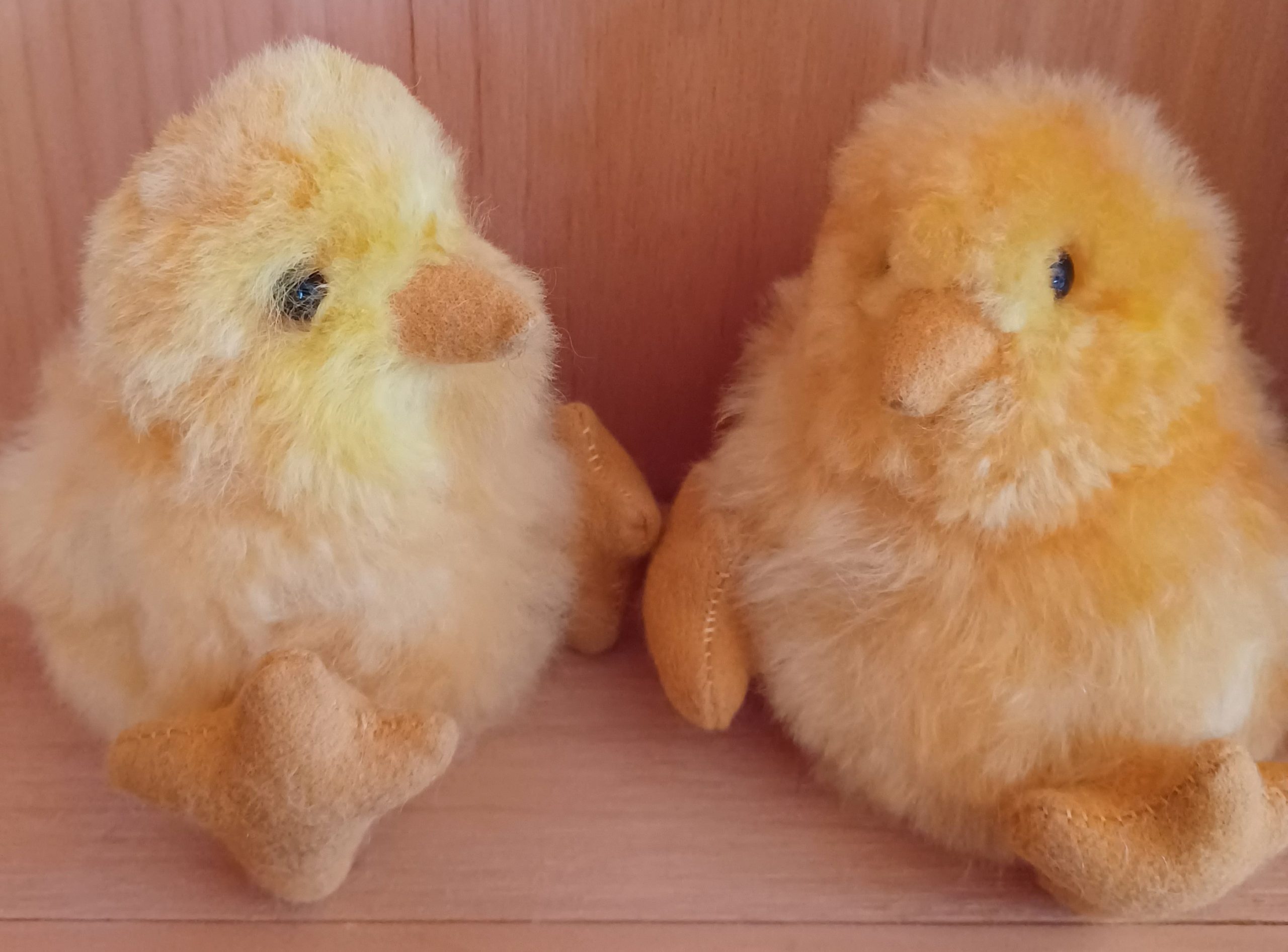 4" Standing Alpaca Fur Toy - Chick