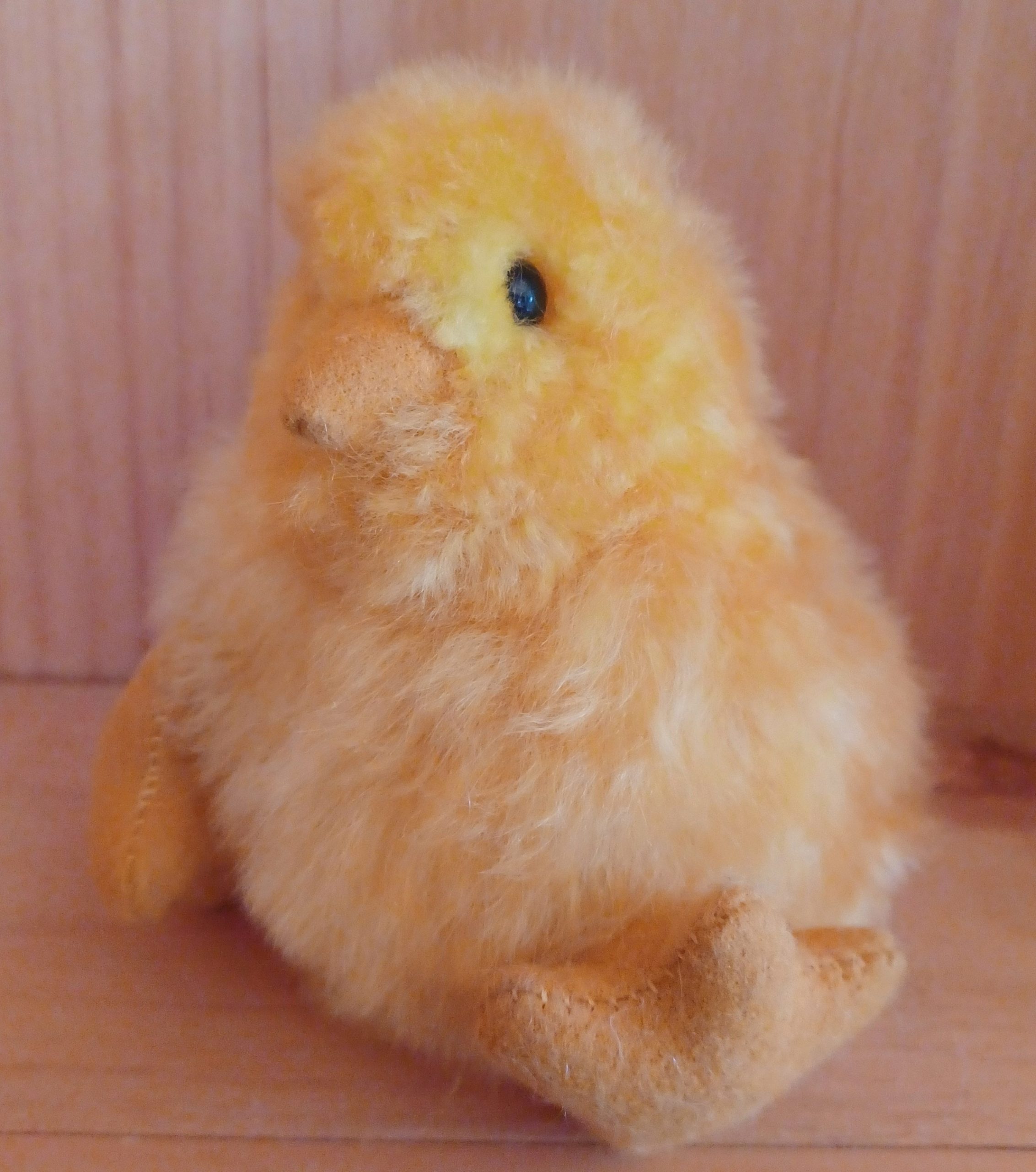 4" Standing Alpaca Fur Toy - Chick - Image 2
